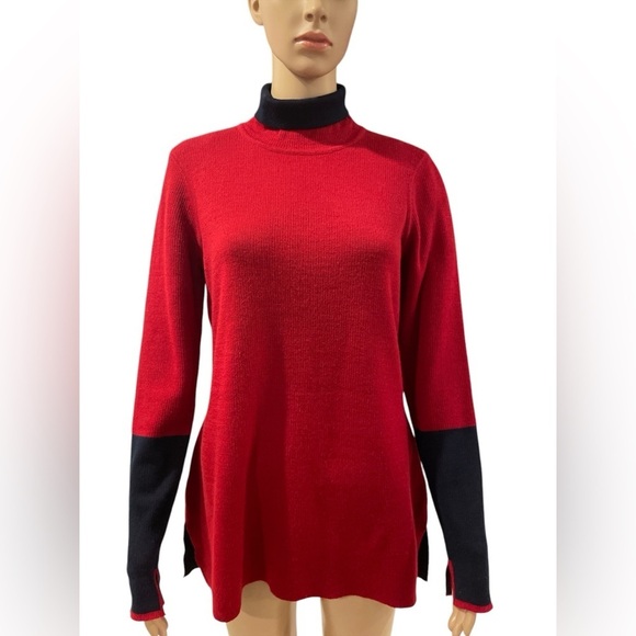 Athleta Switchback Merino Wool Blend  Turtleneck Sweater size S - Picture 1 of 4